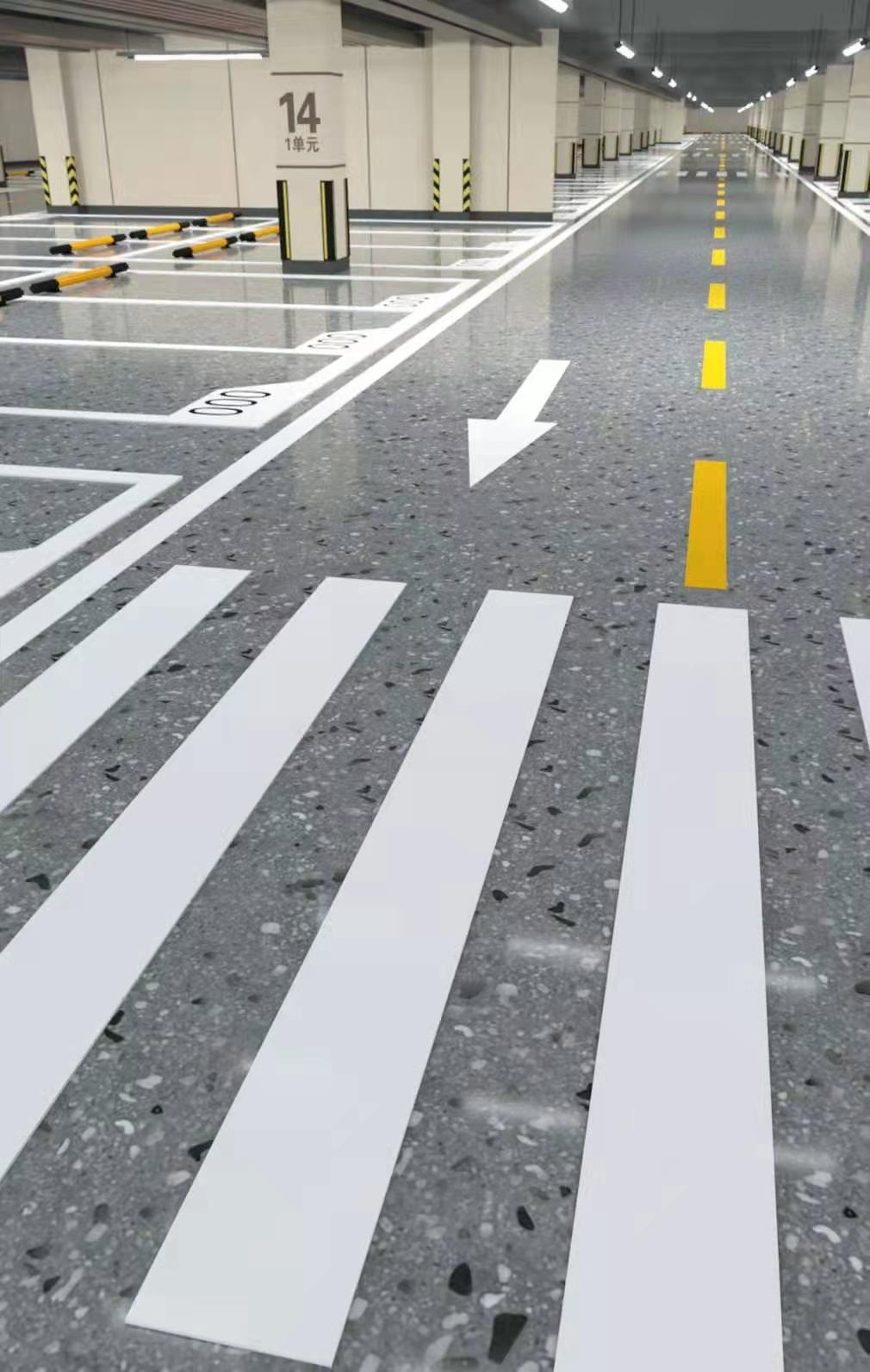 無(wú)機(jī)磨石地坪-地下車(chē)庫(kù)案例圖片